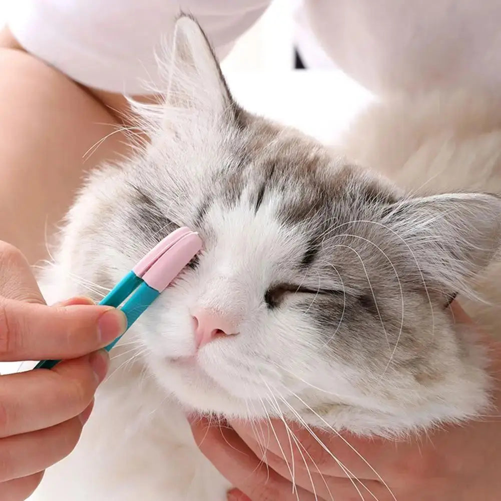 Pet Grooming Tools Cat Eyes Comb Pet Tear Stain Remover Comb Cleaning Brush for Small Cat Dog