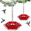 Hummingbird Feeders For Outdoors Hanging Portable Hummingbird Feeders Bird Hanger Feed Feeding Hexagon Easy To Clean Pet Feeder