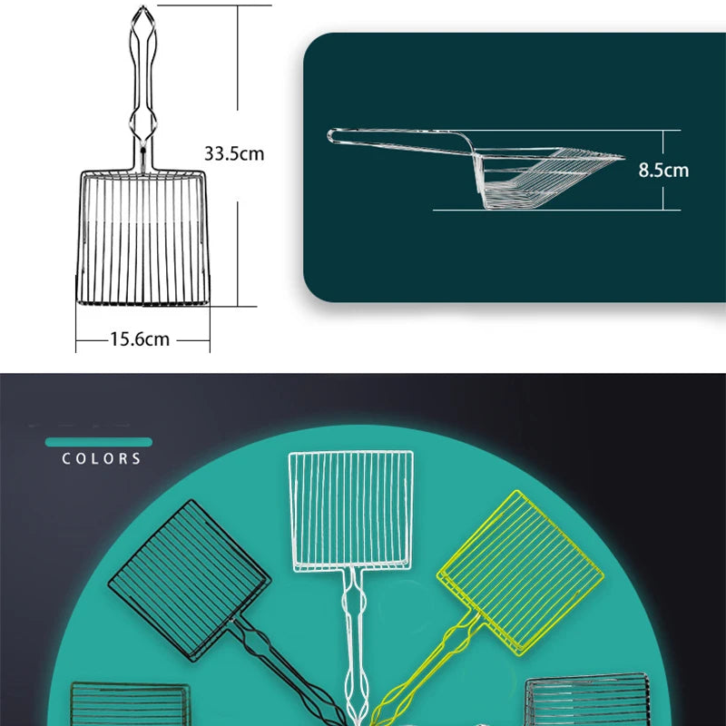 Shovel For Cat Litter Cat Litter Metal Scoop For Sand Box And Cat Toilet Big Litter Box Shovel Pet Supplies