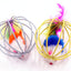 Funny Feather Mice Ball Cage For Kitten Creative Playing Toys Pet Products Play Cat Mouse Toy