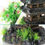 Resin Aquarium Decoration Simulated Attic Pavilion Artificial House View Rock CaveTree Fish Tank Ornament Pet Supplies Home Deco