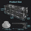 Fish Breeder Box for Aquarium Acrylic Clear Breeder Box with Hook Multifunctional Non Slip Aquarium Incubator with Suction Cup