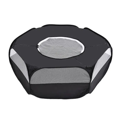 Portable Pet Tent Small Animal Pet Playpen Breathable Transparent Pet Tent With Zipper Top Cover Indoor Outdoor Foldable Cage
