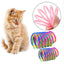Kitten Coil Spiral Springs Cat Toys Interactive Gauge Cat Spring Toy Colorful Springs Cat Pet Toys Pet Products for Cats