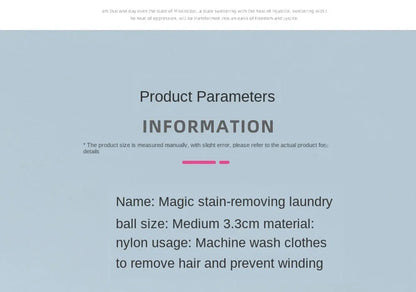 6pcs Nylon Laundry Ball Washing Machine Decontamination Ball Fur Lint Sticking Dedusting Roller Pet Hair Removal Ball in Laundry