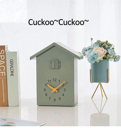 20x25cm Cuckoo Quartz Wall Clock Modern Bird Home Living Room Hanging Watch Horologe Clocks Timer Office Home Decoration Gifts