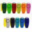 2 In 1 Pet Clicker Dog Training Whistle Answer Card Pet Dog Trainer Assistive Guide With Key Ring Dog Pet Cat Pet Supplies