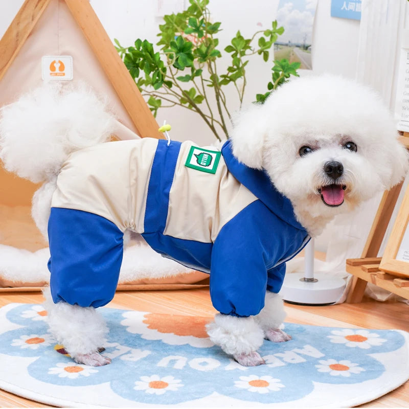 Dog Waterproof Jacket Luxury Dog Clothes Autumn Winter Pet Coat Cat Costume Dog Clothing Chihauhua French Bulldog Warm Clothes