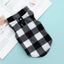 Autumn Fleece Pet Dog Clothes Solid Color Harness Outfits Walking Warm Vest for Small Medium Puppy Plaid Chihuahua Cat Jackets