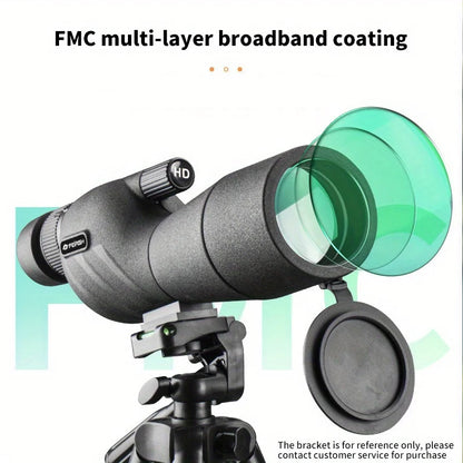 Transparent monocular telescope, variable frequency monocular telescope, suitable for outdoor camping hunting bird watching