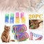 Kitten Coil Spiral Springs Cat Toys Interactive Gauge Cat Spring Toy Colorful Springs Cat Pet Toys Pet Products for Cats