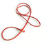 Soft Slim Genuine Leather Dog Slip Lead Control Leash for Small Dogs No Pull Pet Puppy Training Choke Collar P Chain Slip Leash