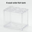 Mini Fish Bowls Thai Betta Tank Small Ornamental Fish Live Pet Stackable Aquariums Cylinder 6 Holes High Transparency Fish Tanks
