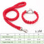 Durable Nylon Dog Collar Leash Set Traction Rope Medium Big Dog Walking Accessories Labrador Husky P-Chain Travel Pet Products