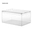 Reptile Pet Breeding Box Transparent Animal Habitat Cage With Breathable Holes Water Leakproof Box For Spider Snake Lizard