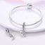 MULA 1PC Coffee Pet Moon Star Silver Plated Pendant Fit Original Snake Chain Charm Bracelet DIY Women Jewelry Gift