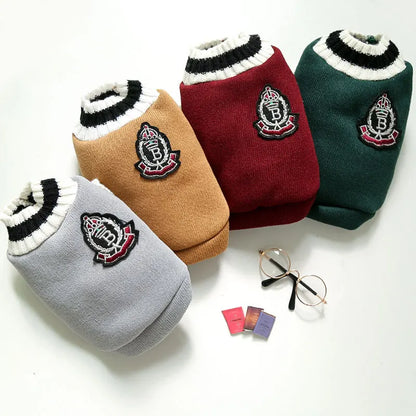 Winter Dog Fleece Sweaters For Large Medium Little Dogs Warm Small Dog Clothes Korea For French Bulldog Chihuahua Cute Pug York