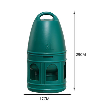 Bird Water Drinker Pigeon Water Dispenser Feeder Bird Cage Accessories Large Capacity Bird Cage Accessories with Hanging Handle