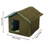 Outdoor Cat House Collapsible Winter Pet Shelter For Cats Outside Cat House With Removable Soft Mat For Outdoor Indoor Cats