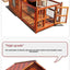 Outdoor Waterproof Solid Wood Kennel Medium and Large Dog Golden Retriever Kennel House Rainproof Outdoor Four Seasons