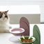 Detachable pet cat and dog bowl protects cervical vertebrae against upset height adjustable pet ceramic bowl