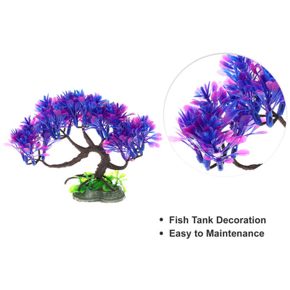 UXCELL Artificial Plants Grass Aquarium Plastic Water Weeds Ornament Fish Tank Flower Plants Tree Decoration Accessories