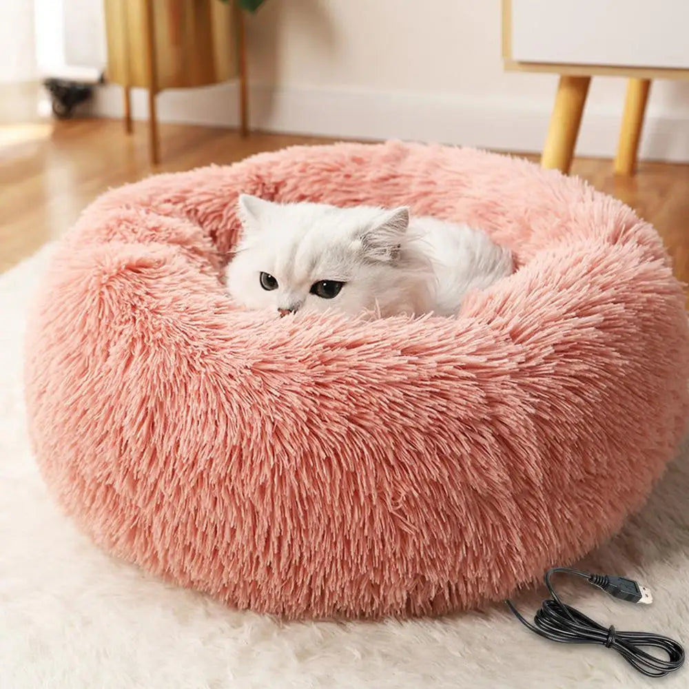 Electric Heated Dog Bed Soft and Comfortable Pet Heating Pads USB Charging Cat Mat winter Warm Indoor Pet Bed Heating Pet Pads