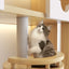 Excellent Quality Pet Furniture with Wheels Movable Animal Cages Cat Villa Fashion Wooden Dog House