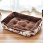 Cotton Striped Dog Cat Bed Mat - Breathable & Washable