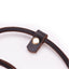 Soft Slim Genuine Leather Dog Slip Lead Control Leash for Small Dogs No Pull Pet Puppy Training Choke Collar P Chain Slip Leash