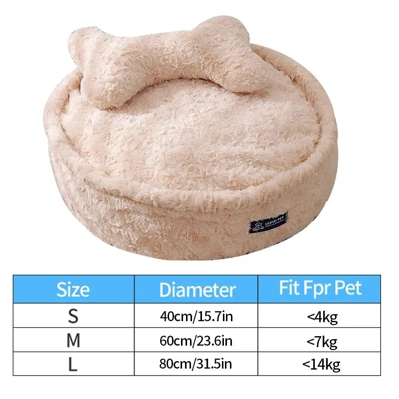 Dog Bed Pet Beds Accessories Supplies Dogs Winter Baskets Fluffy Bedding Warm Mat Sofa Big Accessory Small Breeds Puppy Cats