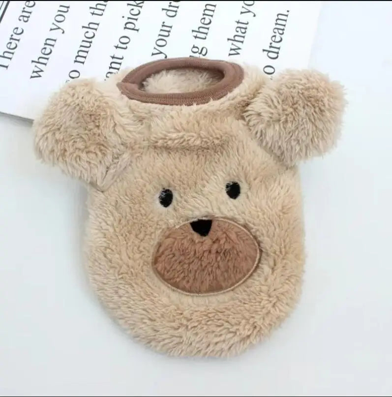 Pet Dog Jumpsuits Bear Vest Spring Summer Clothes for Teddy French Bulldog Comfort Breathable Puppy Custume