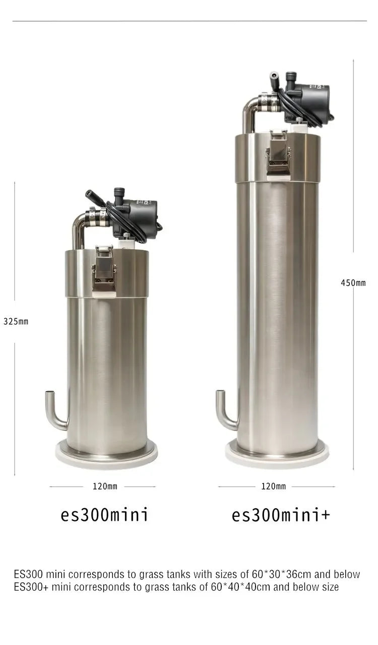 Aquarium Stainless Steel External Canister Filters Top Filter External Canister with Pump ADA Style Filter Bucket Barrel filtro
