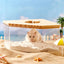 Hamster Golden Bear Sand Bath Box Acrylic Fully Transparent Large Pet Chinchilla Toilet Dual-Purpose Bath Sand Urine Sand Basin