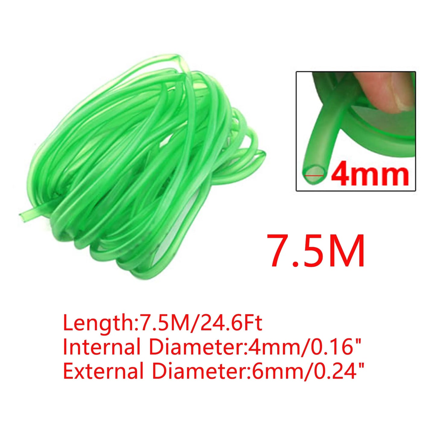 UXCELL Aquarium Flexible Hose Oxygen Circulate Pipe Silicone Tube Water Connector ID 4mm Pump Parts Tools Fish Tank Accessories
