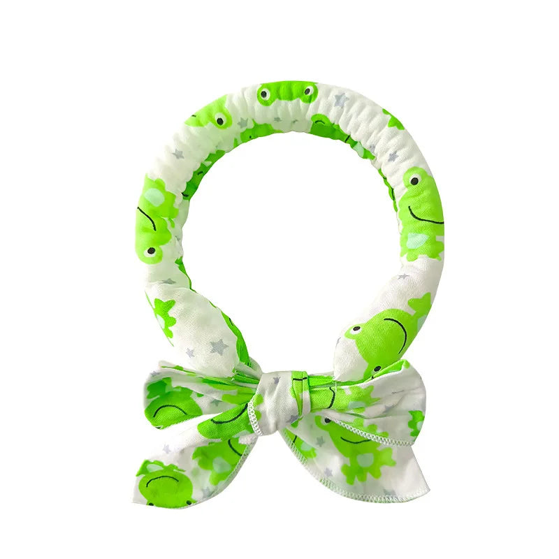 Cute Print Summer Dog Cooling Collar Pet Dog Ice Scarf Pet Cool Bandana Adjustable Pet Outdoor Prevent Heatstrok Dog Accessories