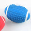 New High-end Latex Soft Pet Ball Squeaky Toy For Small Large Dog Volleyball Tooth Cleaning Training Toys Interactive Chew A8Y2