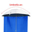 Fishing Umbrella Surround Cloth Outdoor Umbrella Surround Tent Half Circumference Design Waterproof Surround Cloth For Sun And