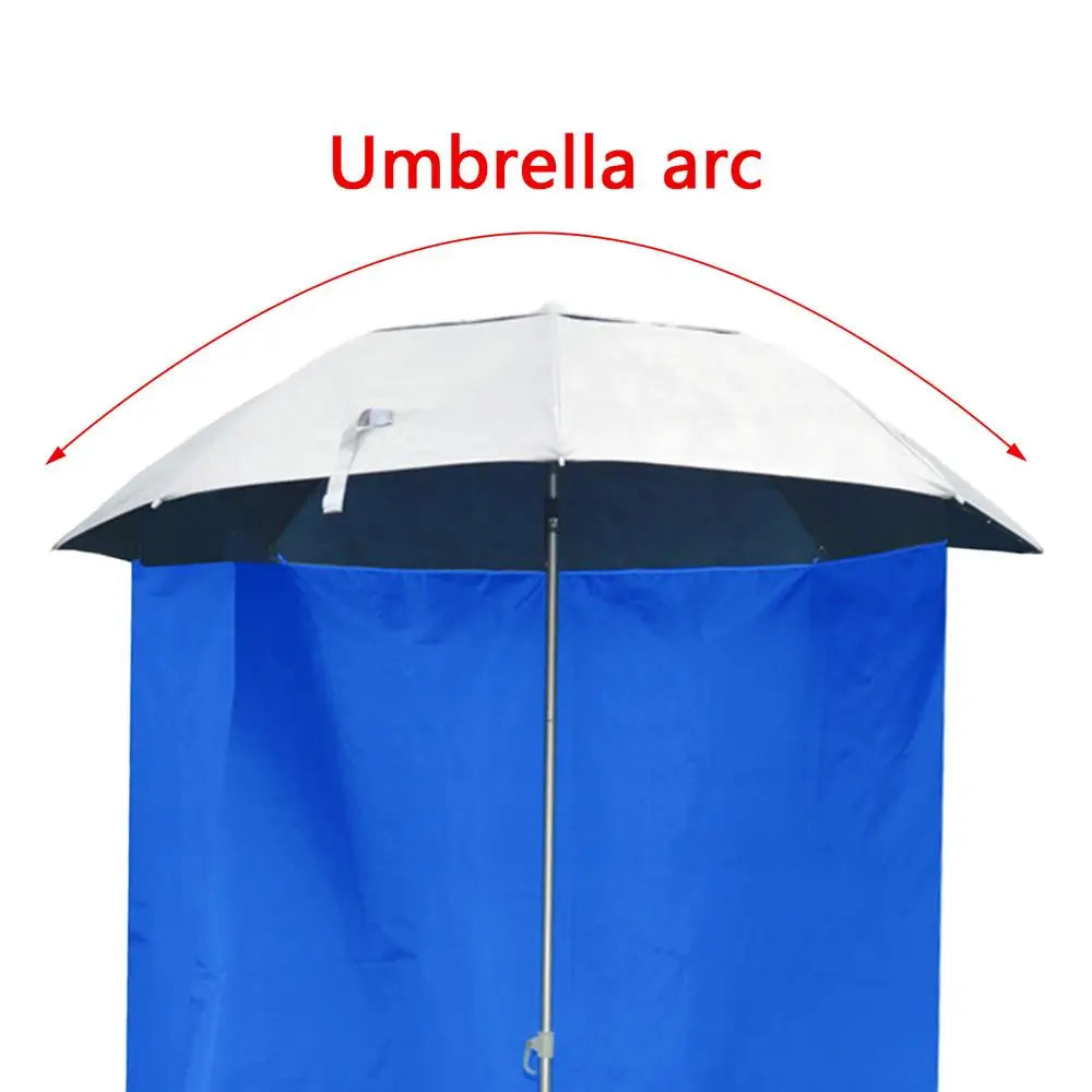 Fishing Umbrella Surround Cloth Outdoor Umbrella Surround Tent Half Circumference Design Waterproof Surround Cloth For Sun And