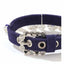 Small Dog Collar with Luxury Bling Rhinestone, Soft Suede Leather Puppy Dog Cat Necklace Crystal Jewelry Pet Accessories for Dog