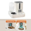 Cat Automatic Feeders Large Capacity Pet Feeding Dog Food Dispenser Reusable Kitten Puppy Water Dispenser for Home Cage
