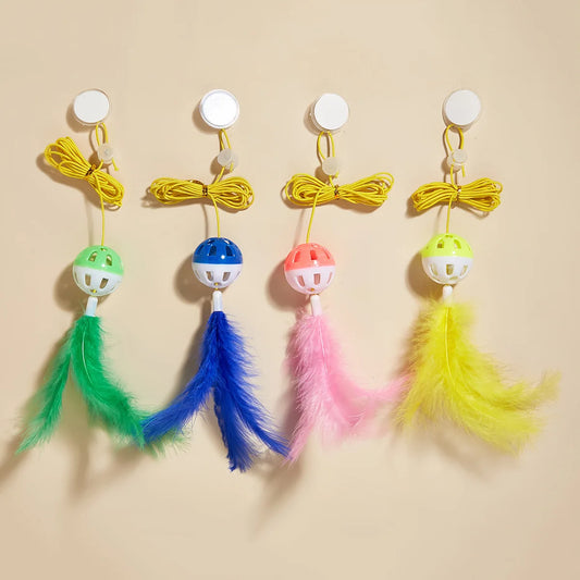 Cat Toy Cat Teaser Sticks Plastic Bell Swing Cat Teaser Stick Cat Durability Self Improvement And Relaxation Tool