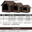 Kennel Winter Warm Waterproof Removable Washable Closed House Kennel Villa Small Dog Corgi Law 11 Pet Nest