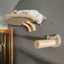 Wooden Cat Wall Hammock Perch Sisal Cat Wall Shelves Four-Step Steps Cat Scratching Post Indoor Cat Nest Tree Climber Furniture