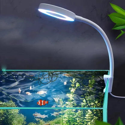 8W 5V USB Aquarium Light LED Waterproof Fish Tank Lighting Underwater Fish Lamp Aquariums Decor Plant Lamp Adjustable LED light