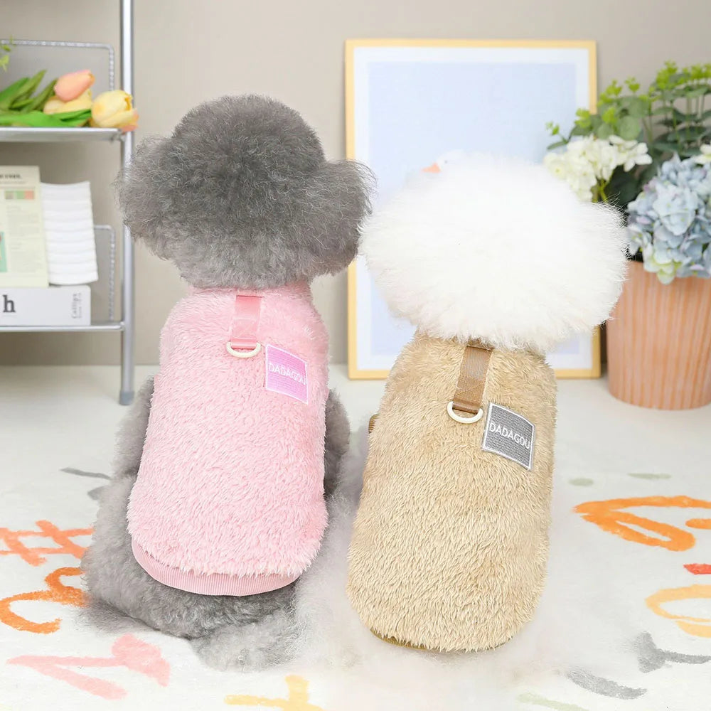 Pet Dog Sweater Fleece Winter Warm Soft Dog Clothes Comfort Puppy Clothing For Small Dogs Chihuahua Cat Hoodie Pet Accessories