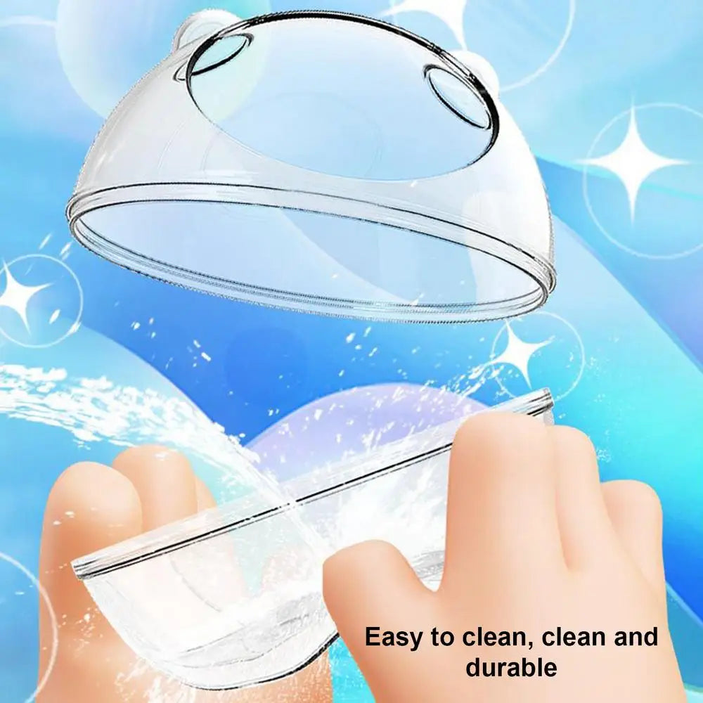 Small Animal Habitat Transparent Hamster Bed With Larger Capacity Wrap-Around Curved Design Hamster Bathtub And Bathroom