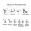 Mouth Leashes for Dogs Padded Adjustable Dog Head Harness Leader Leashes for Dog over Mouth Training Leashes Dog Head Collar