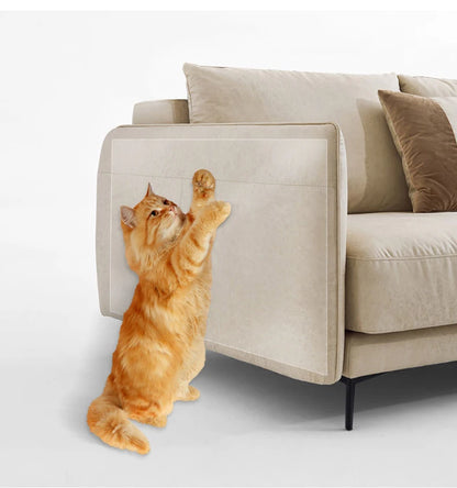 2/4Pcs Cat Scratch Sofa Protection Pads Self-adhesive Pet Furniture Protectors Cover Anti-cat Scratch Couch Stickers