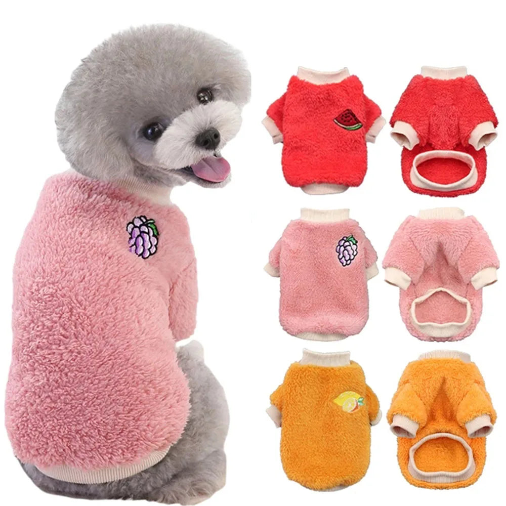 Soft Fleece Pet Dog Clothes For Small Medium Dogs Cats Warm Winter Dog Coat Jacket Puppy Cat Clothing Chihuahua Sweater Hoodies